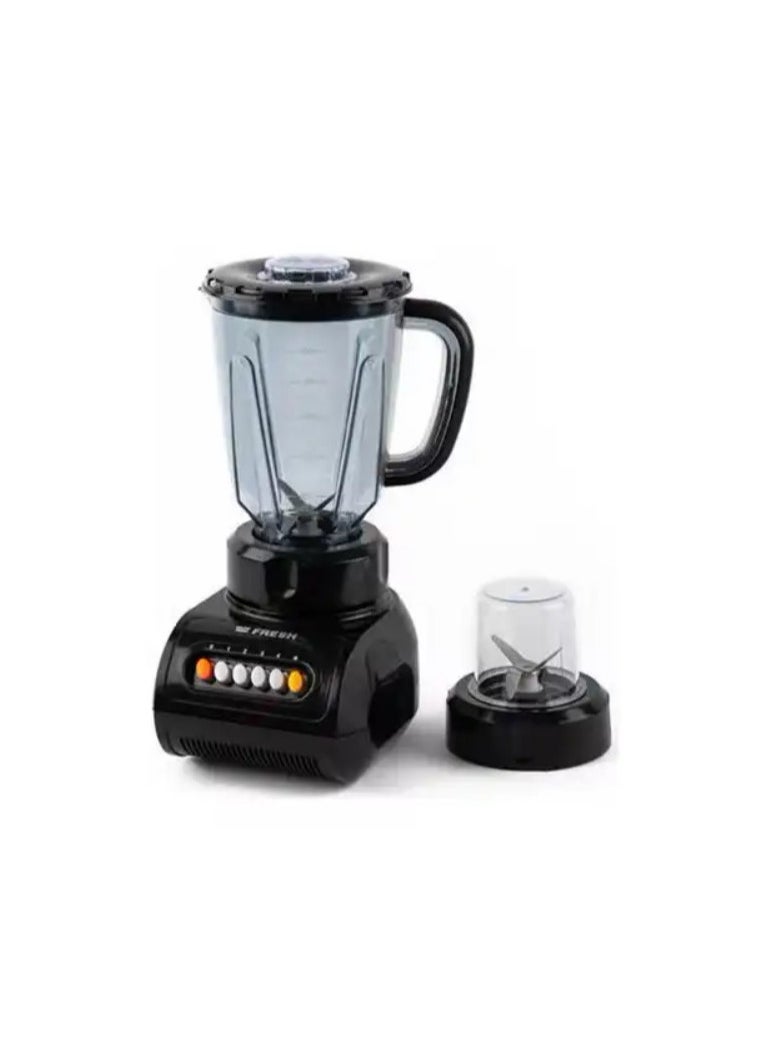 Fresh Fresh Shabah blender, 1.5 liters, equipped with 1 grinder, black 