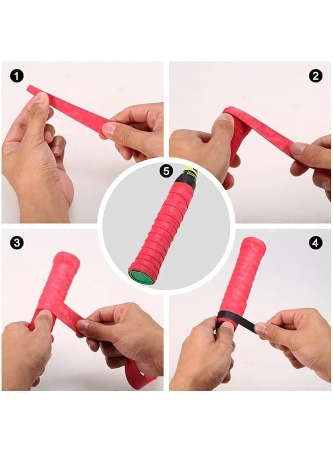 Anti-slip adhesive tape for racket handle (multi-colored) - Image 3