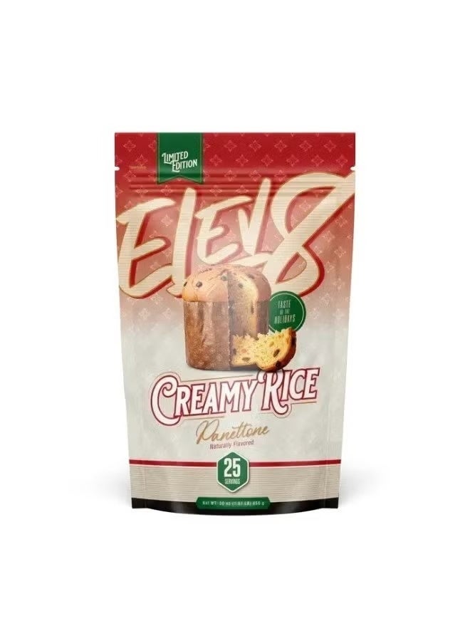 Elev8 Creamy Rice Panettone Naturally Flavored 25 Servings Fast Digesting Carbohydrate Formula - Image 1