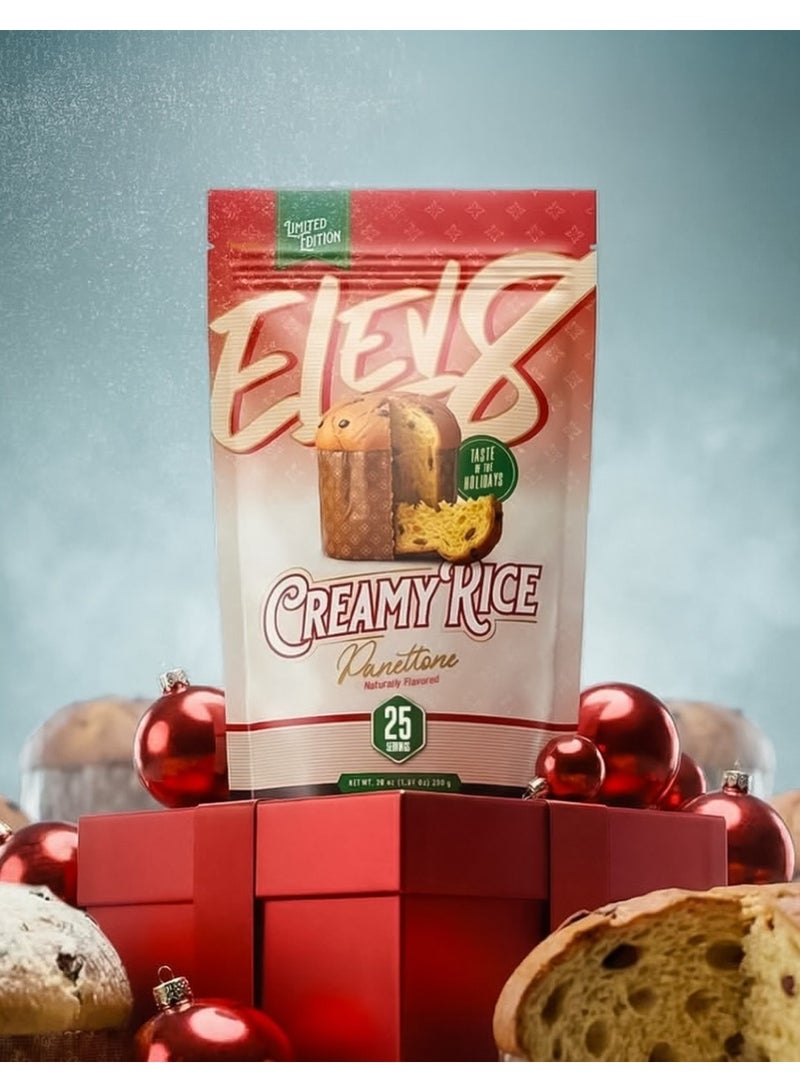 Elev8 Creamy Rice Panettone Naturally Flavored 25 Servings Fast Digesting Carbohydrate Formula - Image 3