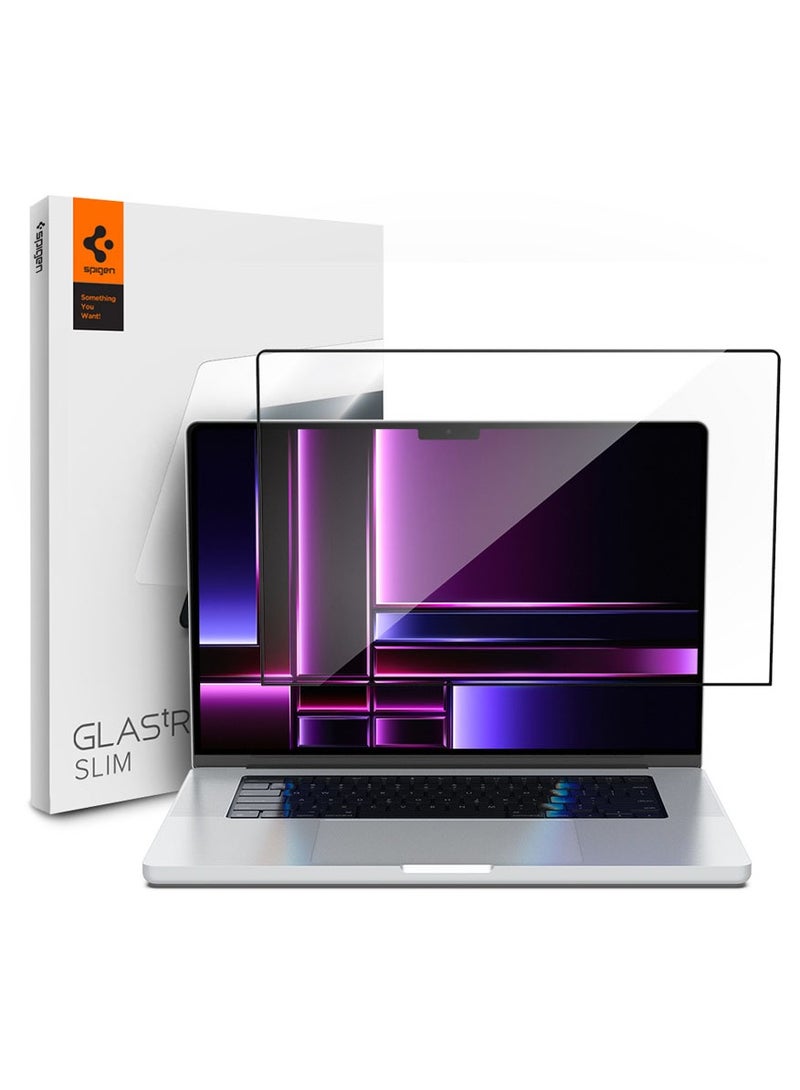 Spigen MacBook Pro 16 inch Screen Protector GLAStR Slim [Premium Tempered Glass] M4 Pro / M4 Max / M3/M2/M1 series (2024-2021)