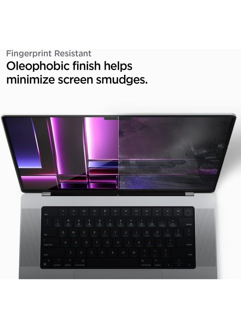 Spigen MacBook Pro 16 inch Screen Protector GLAStR Slim [Premium Tempered Glass] (M5 Pro / M5 Max / M4/M3/M2/M1 series) 2026-2021 - Image 5
