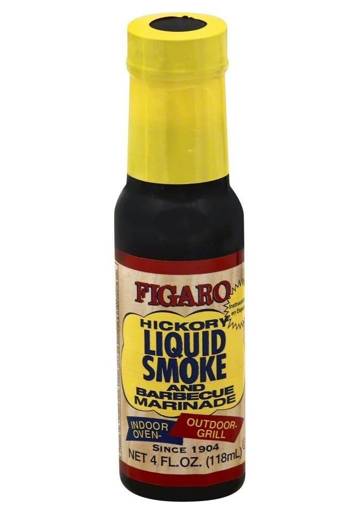 Figaro Hickory Liquid Smoke and Barbecue Marinade 4 oz