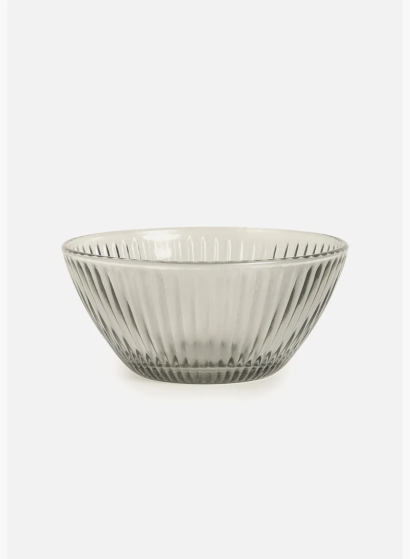 Bonhomie Black Textured Stained Glass Bowl Set | Pack Of 6