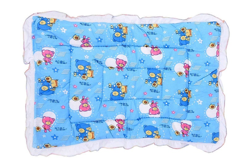 NEW ERA NewEra New Born Babies Bed Sheets Cotton Swaddle Wrap, Newborn Baby Lacy Muslin Godari, Cradle Bed, Baby Bed for 0 to 6 Months All (Multicolor) (Pack of 3)  - Image 4