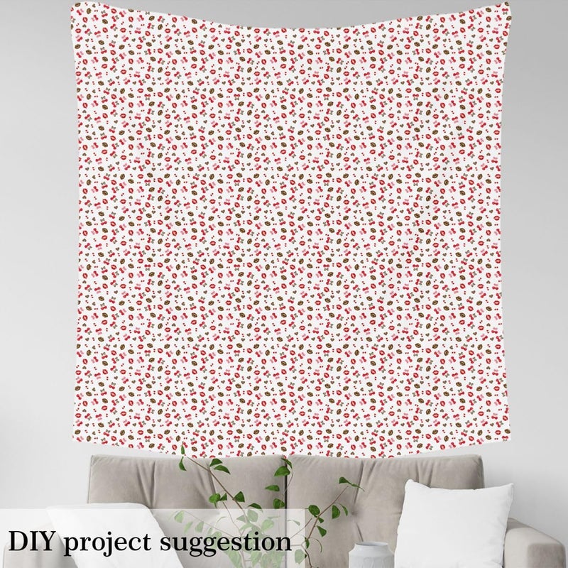 Multi-use well-engineered build Leopard Print Cherry Soft Flannel Polyester,Red Lips and Hearts Washable Material for Handmade Supplies No Stretch Summer Red Fruits Craft Fabric 3 Yards Whole Piece,108" L x 59" W Brown White Natural tone color options Versatile application Budget friendly premium quality Global production standard crafted Trendy economical quality Defect free upgraded substance Multi-use upgraded craftsmanship Trendy natural tone options Quick available purchase options Hardness boosted processed substance Market diverse application fit Strong durable raw material Budget friendly trendy design Precision processed material All-round unified build Room to room portable Gulf climate fit Low maintenance Labor saving One piece build Stain resistant Varied global sizing picks Experience optimized build All storage type compatible - Image 4