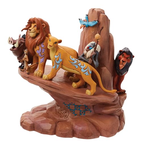 Enesco مجسم فخر الصخور المنحوت من الحجر من مجموعة إنيسكو تقاليد ديزني بواسطة جيم شور - مجسمات ديزني مصنوعة يدويًا ومطلية، 9 بوصة - Image 5