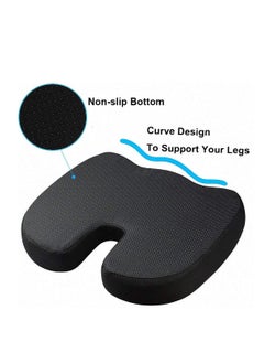 XiuWoo Seat Cushion and Lumbar Support Pillow For Car Office Computer Chair  - Image 2
