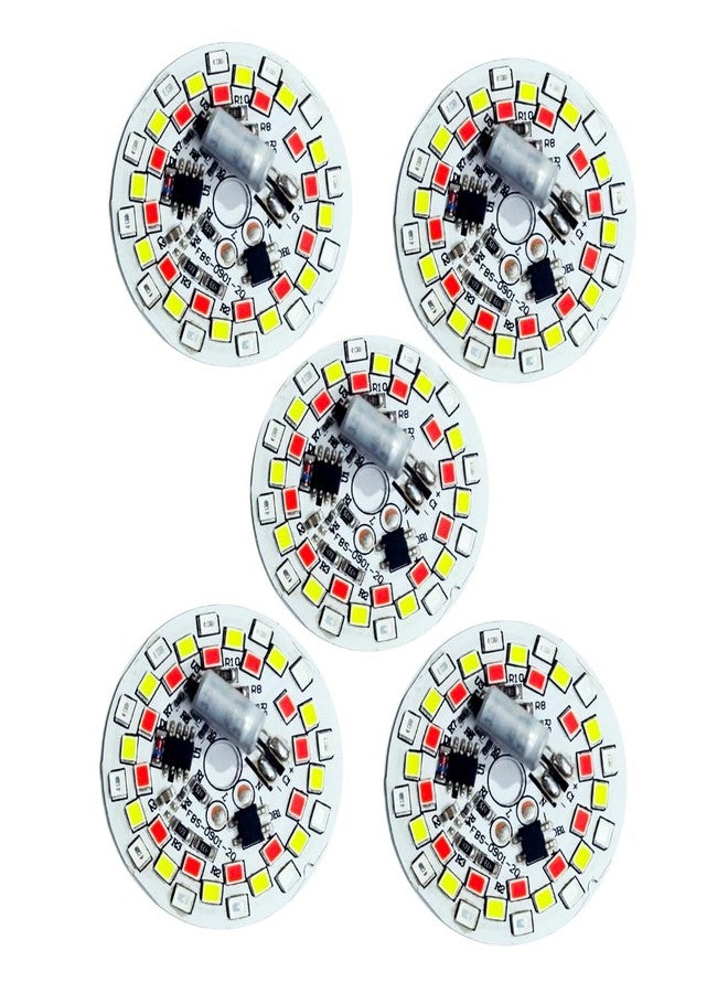 سونيك مصباح سونيك 7 في 1 LED، مصنوع من مواد خام، مزود بـ 7 ألوان LED ولوحة دوائر مطبوعة DOB، عبوة من 5 مصابيح، متعدد الألوان - Image 1