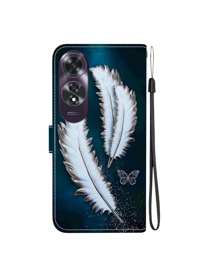 erorex Case For OPPO A60 4G Crystal Texture Colored Drawing Leather Phone Case - Image 3