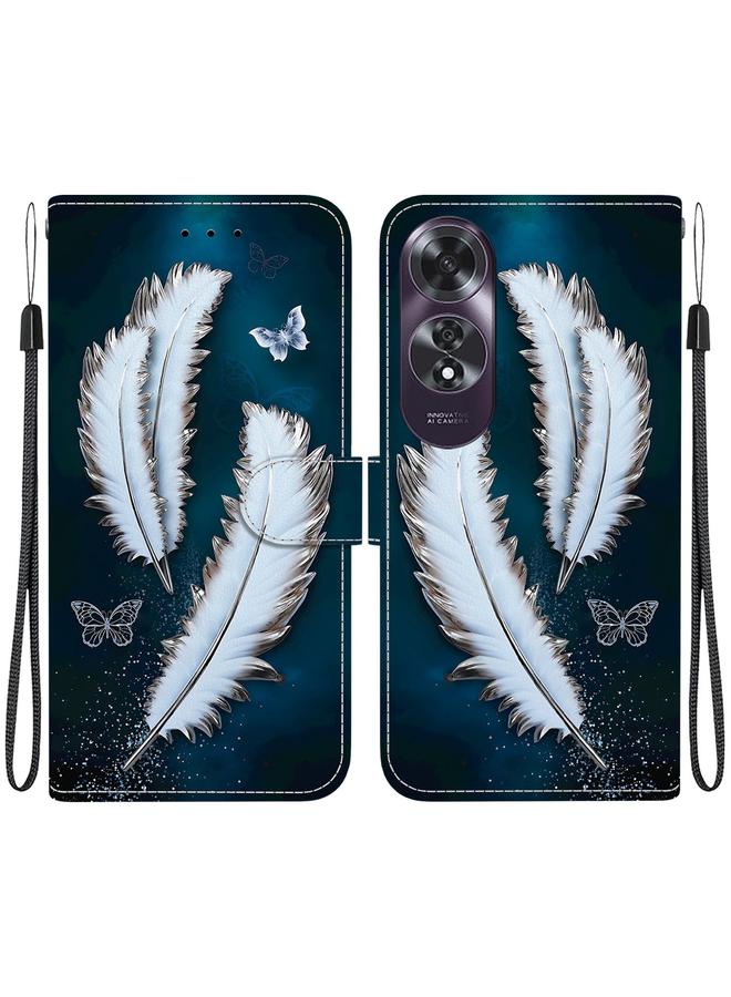 erorex Case For OPPO A60 4G Crystal Texture Colored Drawing Leather Phone Case - Image 1