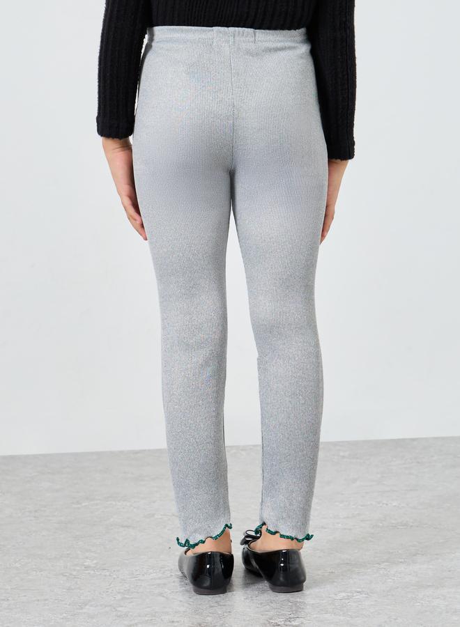 ستايلي ليقنز بتفاصيل مُطرزة - Image 4