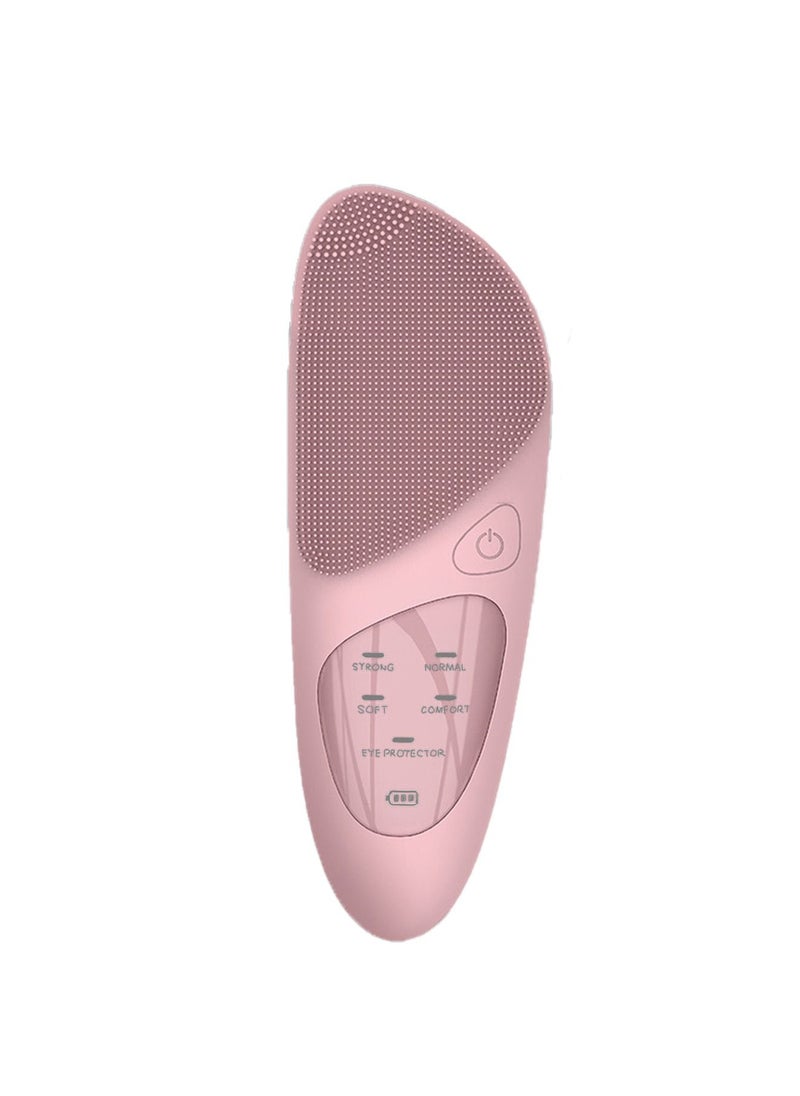 Generic - Facial Cleansing Brush Mini Facial Cleanser and Massager Electric Silicone Face Scrubber for Deep Cleaning Vibrating and Massage Mini Sonic Skin Exfoliator Tool - Image 1