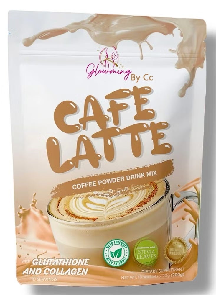 Cc CAFE LATTE - Coffee Powder Drink Mix - 10 sachet x 20g - Image 1