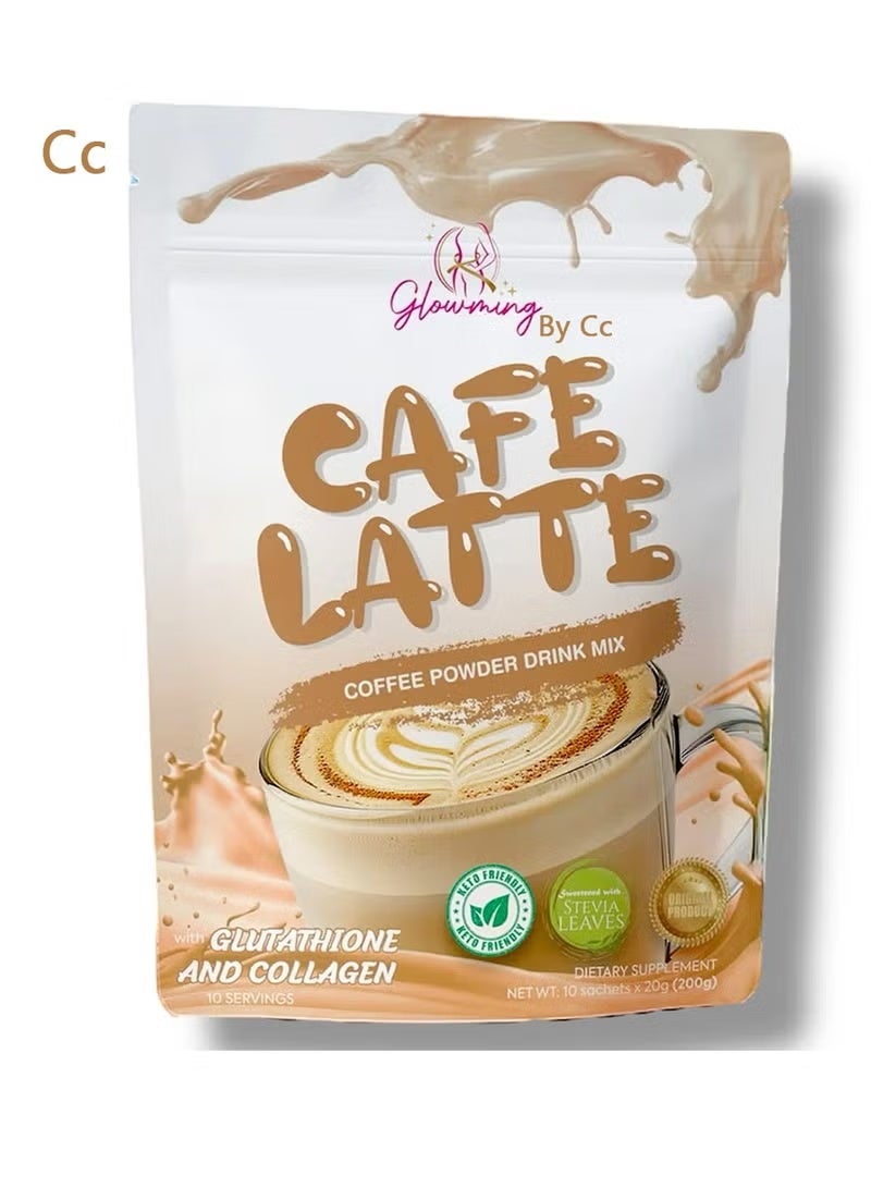 Cc CAFE LATTE - Coffee Powder Drink Mix - 10 sachet x 20g - Image 2