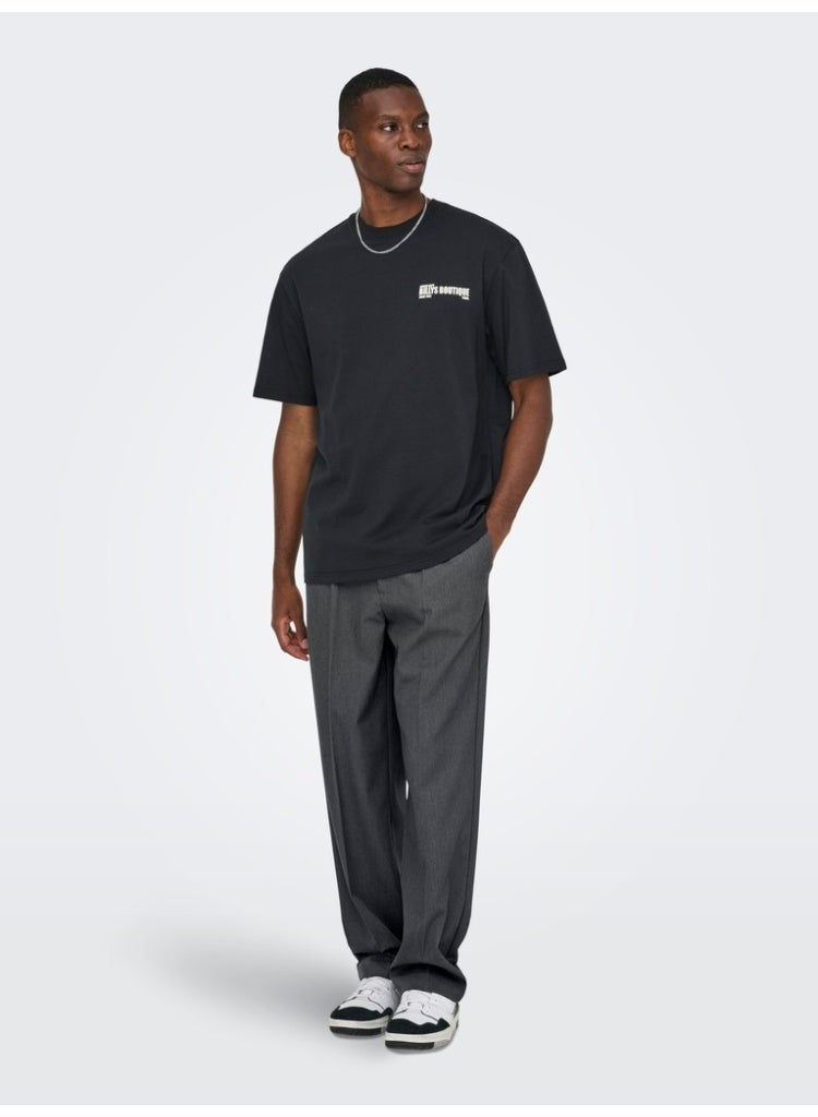 Only & Sons Men's Polyester-Viscose Stretch Trousers - Image 5