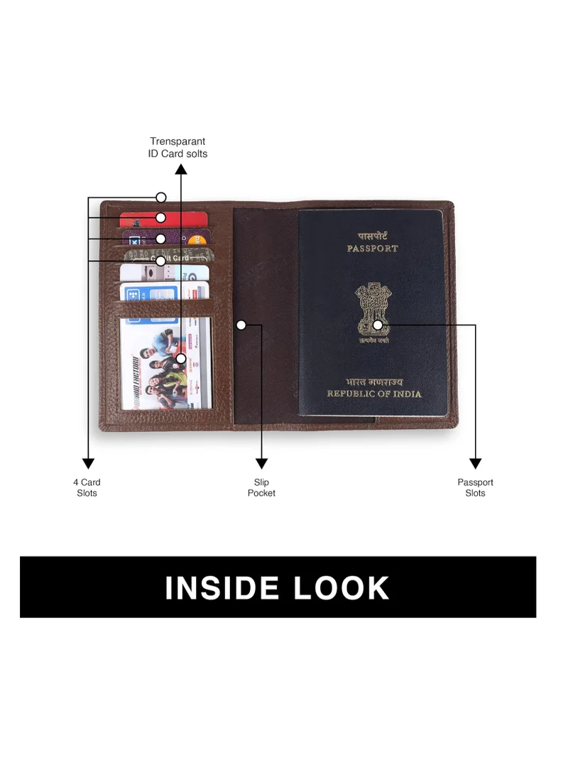 HAMMONDS FLYCATCHER Leather Passport Cover