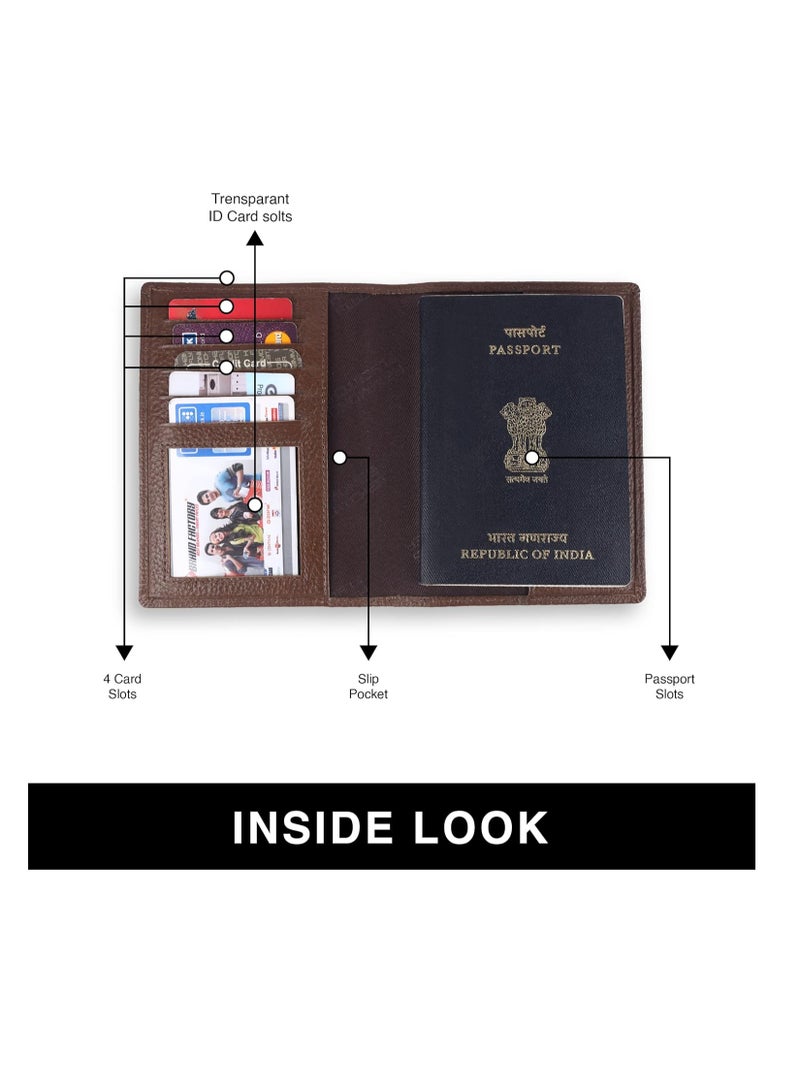 HAMMONDS FLYCATCHER Leather Passport Cover - Image 4