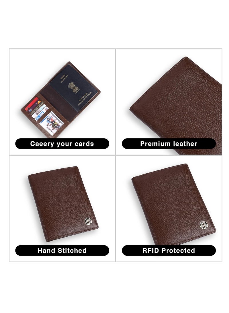 HAMMONDS FLYCATCHER Leather Passport Cover - Image 5