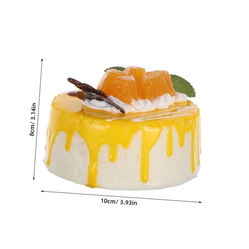 Realistic Artificial Cake Prop Decoration Faux Dessert For Display Photography Cake Shop Decor Birthday Party Celebration Lightweight - Image 3