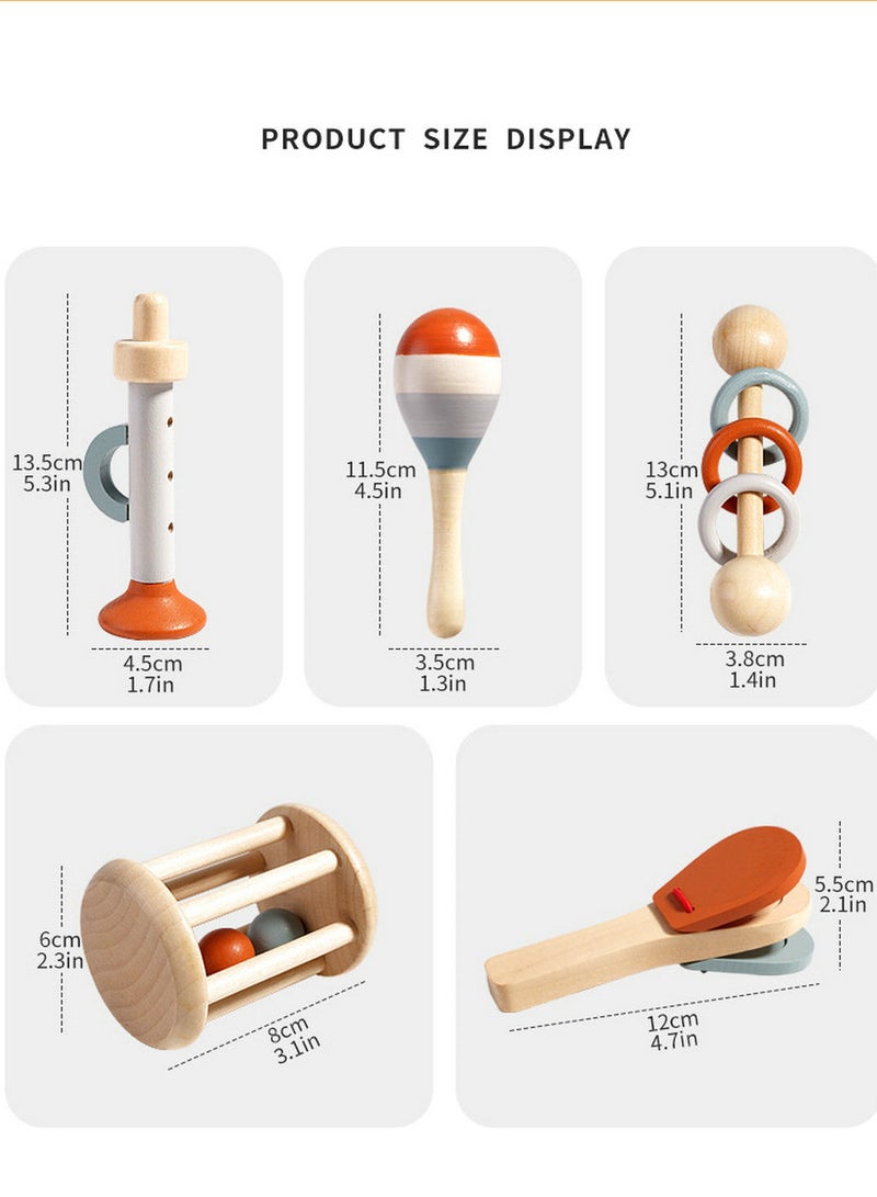 Orff cage bell baby hand-grabbing bell ringing instrument infant early education comfort bed Suzuki quality toy  - Image 3