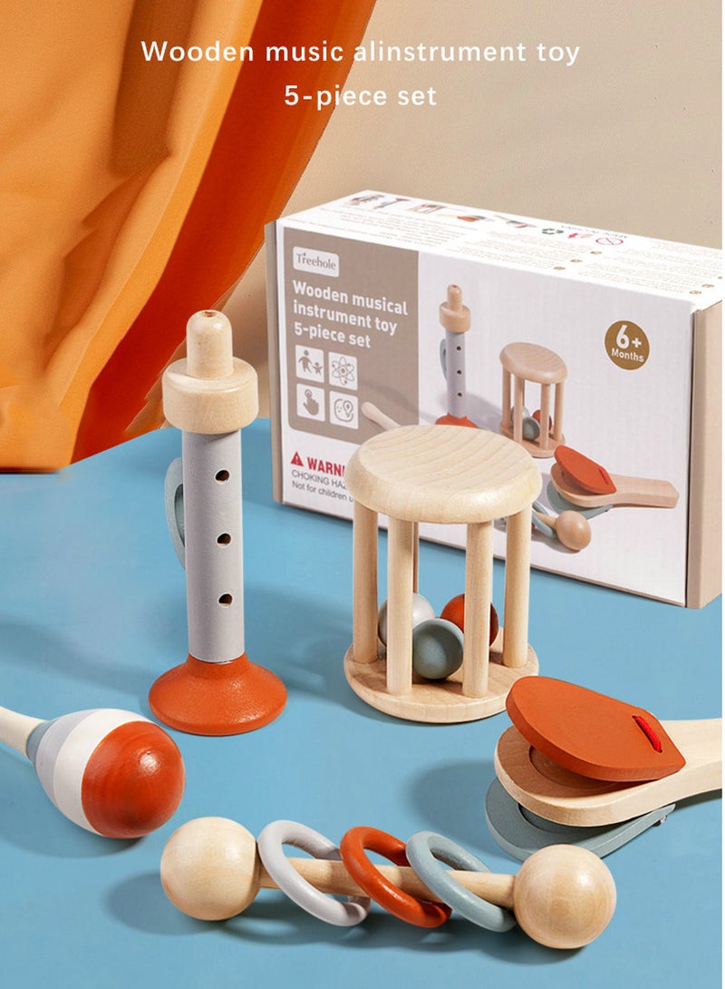 Orff cage bell baby hand-grabbing bell ringing instrument infant early education comfort bed Suzuki quality toy  - Image 4