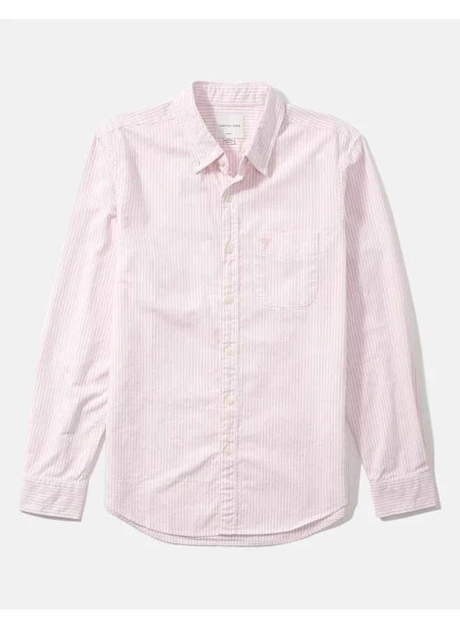 American Eagle Striped Slim Fit Shirt