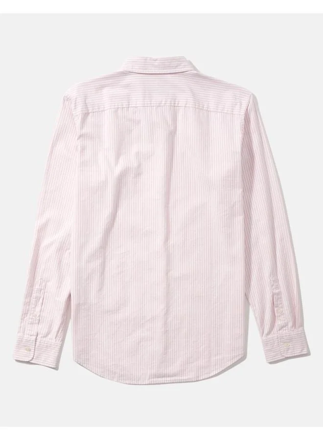 American Eagle Striped Slim Fit Shirt
