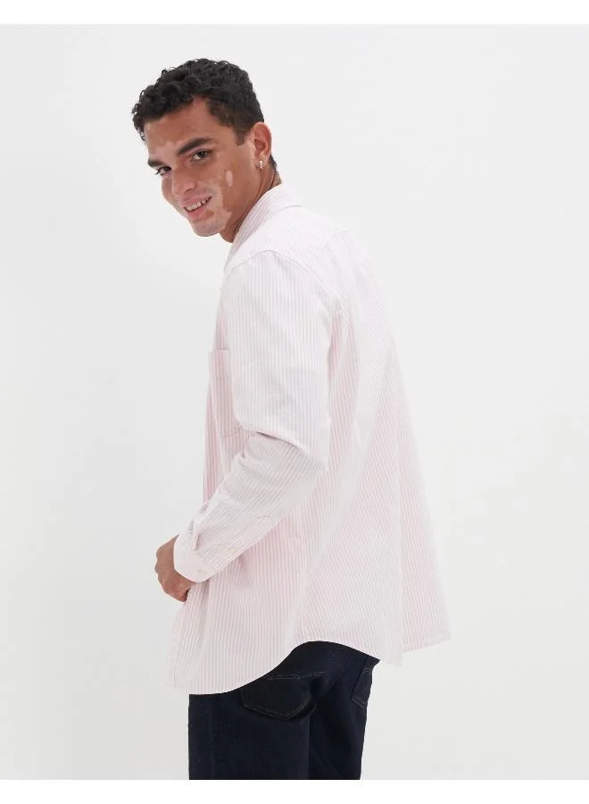 American Eagle Striped Slim Fit Shirt