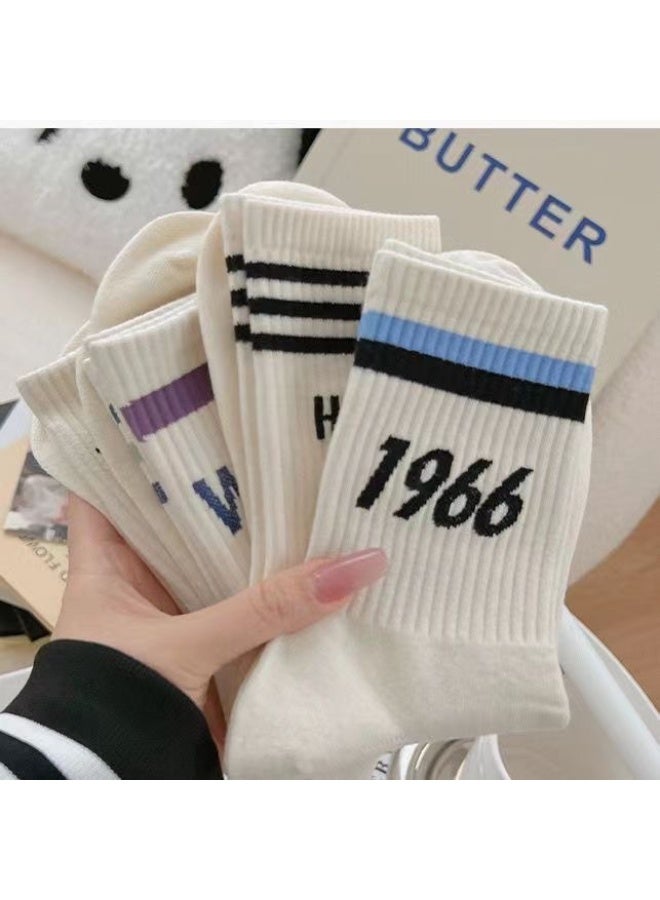 KUYING Fashion Anti Slip Breathable Sports Socks Ten Piece Set