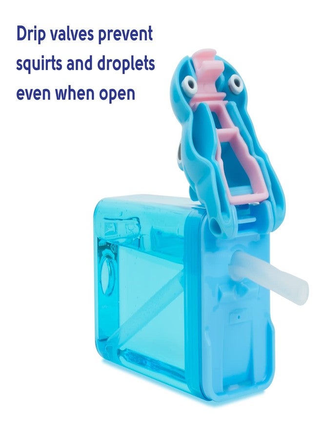 Precidio New Drink in the Box FunTops Eco-Friendly Reusable Drink Container Design, 8oz (Hippo) - Image 4