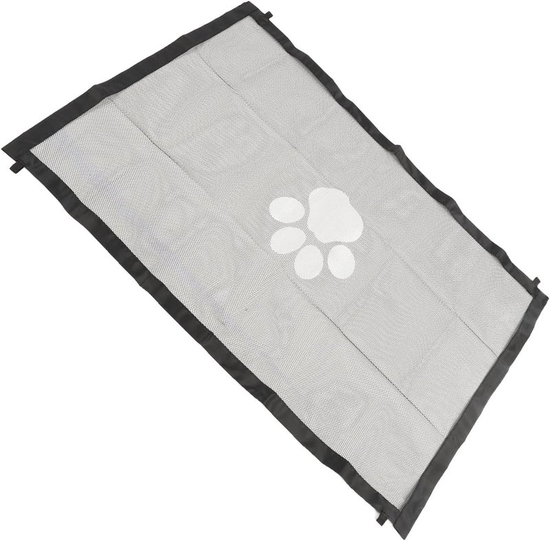 Asixxsix Mesh Dog Gate Indoor, Lightweight Portable Expandable Pet Gate, Mesh Pet Barrier with Telescopic Rods for Doorways Stairs Indoors Outdoors (Small) - Image 3