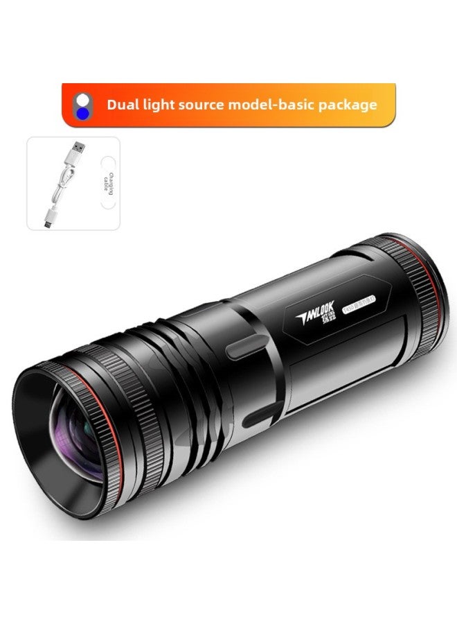 Special Electric Jane Blue Light Night Fishing Lamp. Battery Night Light Flashlight With Charging Night Light Fishing Light Strong Light 