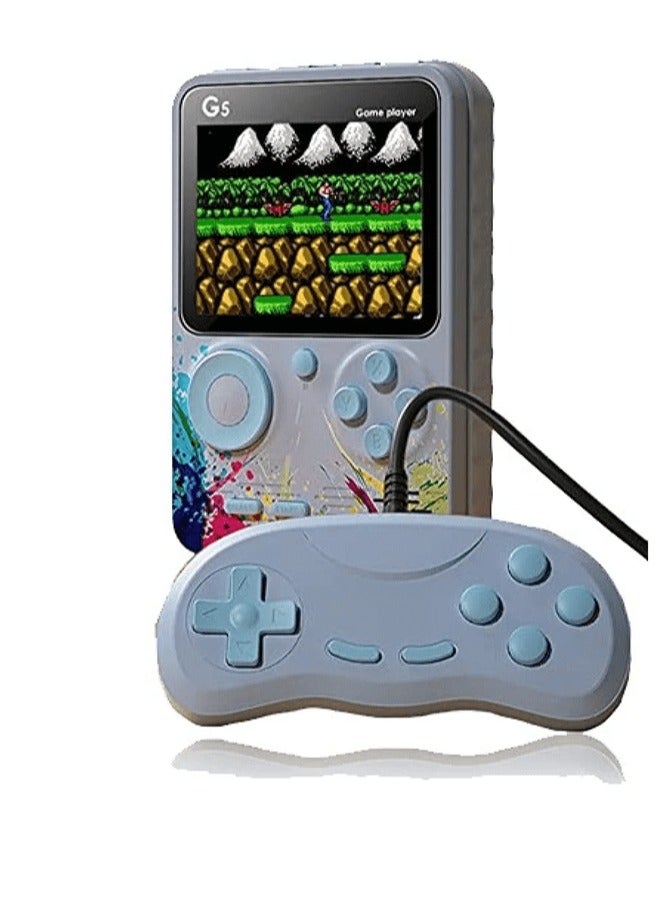 جي5 جهاز تشغيل تحكم ألعاب فيديو كلاسيكية محمولة مدمجة بشاشة 500 لعبة 3.0 بوصة - Image 2