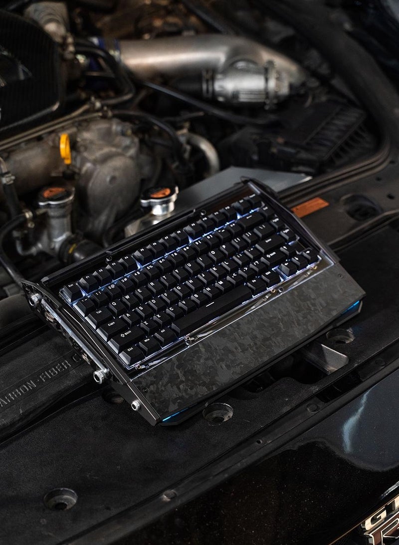 DRY STUDIO Black Diamond 75 V2  Advance RGB Wireless Mechanical Gaming Keyboard 2.4G 2ms Latency Tri-Mode Connection Leaf Spring Mount Custom Internals Hotswapable Switch - Image 2