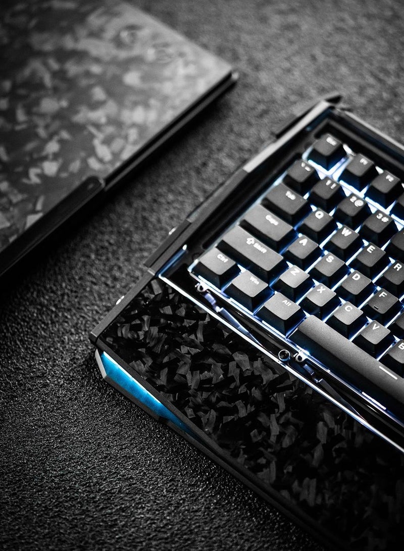 DRY STUDIO Black Diamond 75 V2  Advance RGB Wireless Mechanical Gaming Keyboard 2.4G 2ms Latency Tri-Mode Connection Leaf Spring Mount Custom Internals Hotswapable Switch - Image 3