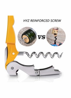 SYOSI 4 Packs Professional Waiter Corkscrew Wine Openers Set,Upgraded With Heavy Duty Stainless Steel Hinges Wine Key for Restaurant Waiters, Sommelier, Bartenders  - Image 2