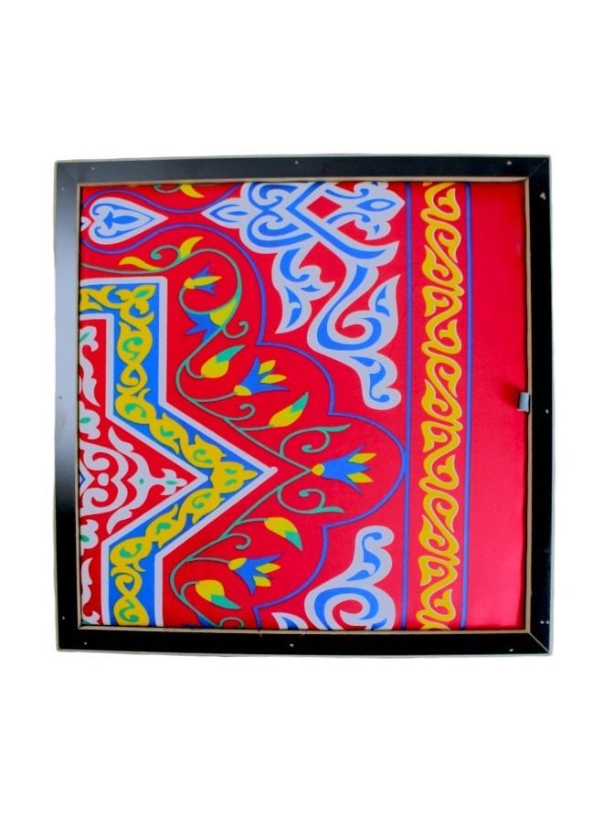 ماركة غير محددة - طاولة أرضية خشبية لجميع ألعاب الورق جاكارو ودومينو - مقاس 75 × 75 × 17 سم مناسبة - Image 1