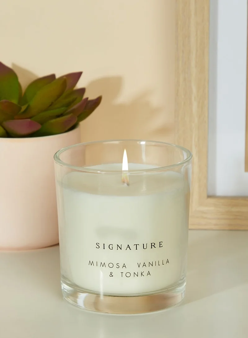Marks & Spencer Mimosa, Vanilla & Tonka Boxed Candle