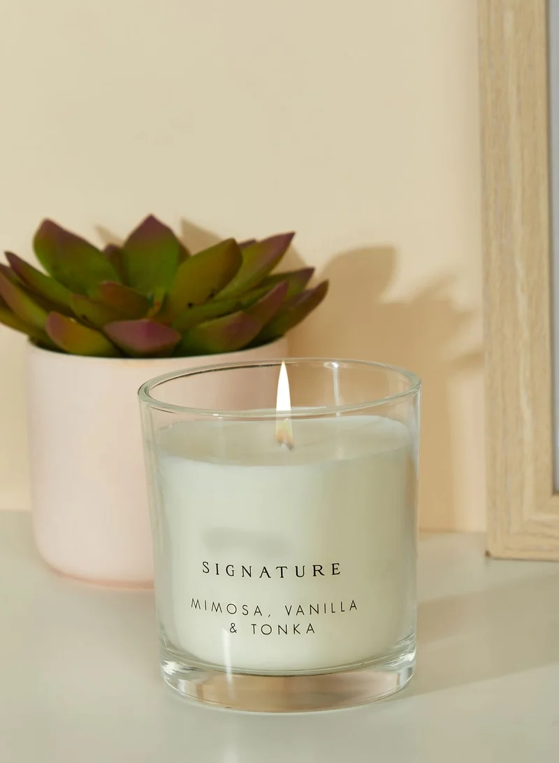 Marks & Spencer Mimosa, Vanilla & Tonka Boxed Candle