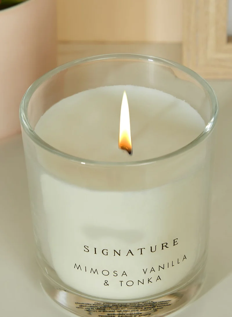 Marks & Spencer Mimosa, Vanilla & Tonka Boxed Candle