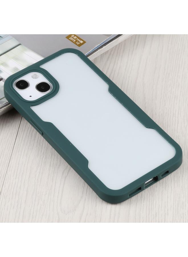 زبون جراب لهاتف iPhone 13 مصنوع من الأكريليك + TPU، جراب واقٍ مقاوم للصدمات بتغطية كاملة 360 درجة - Image 2