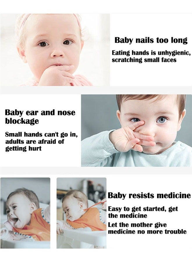 ZCM-HAPPY 8-Piece Multi-Functional Newborn Baby Hygiene Care Essential Grooming Set - Image 4