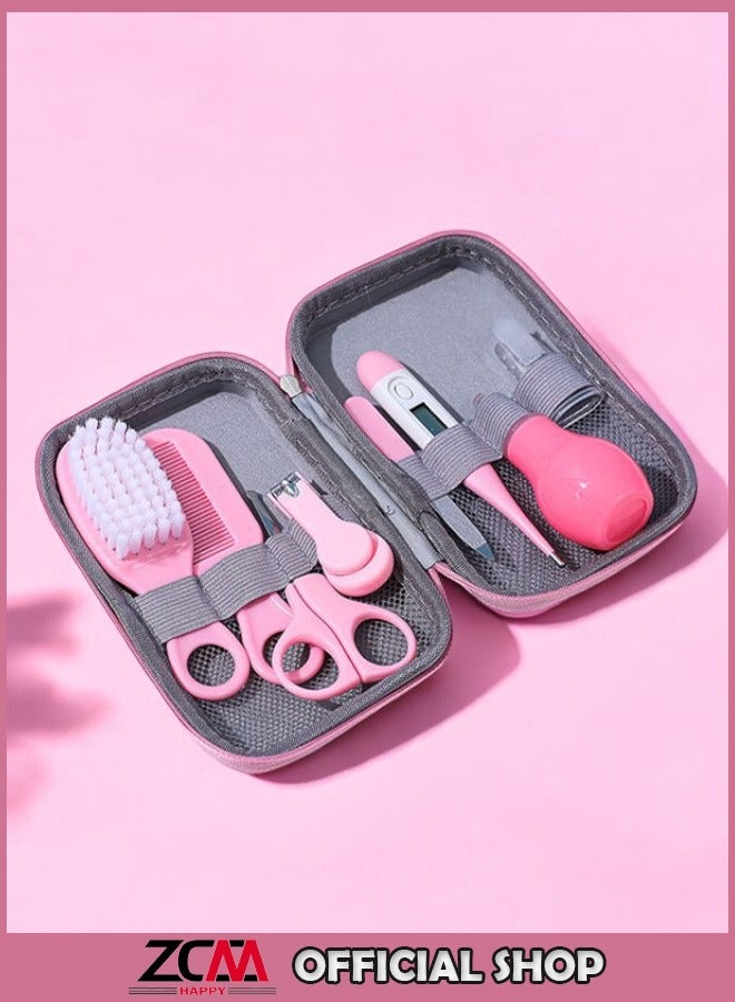 ZCM-HAPPY 8-Piece Multi-Functional Newborn Baby Hygiene Care Essential Grooming Set - Image 1