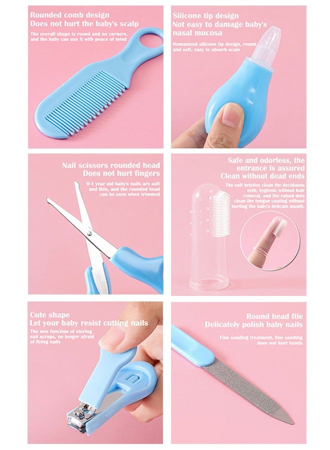 ZCM-HAPPY 8-Piece Multi-Functional Newborn Baby Hygiene Care Essential Grooming Set - Image 2