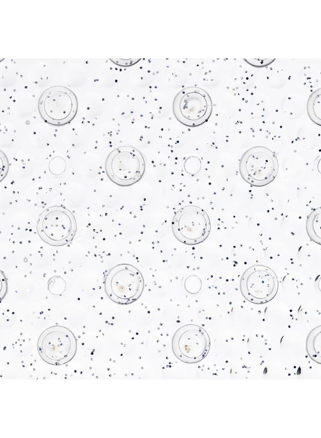 Whitmor Anti Slip Rectangular PVC Shower Tub Mat with Glitter Clear 15.2 x 27.2cm 10104-13750-GT - Image 2