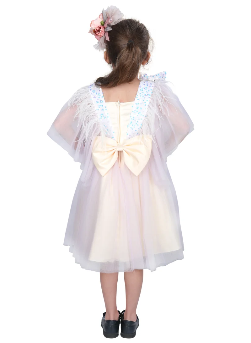 D'Daniela Sequin Tulle Dress