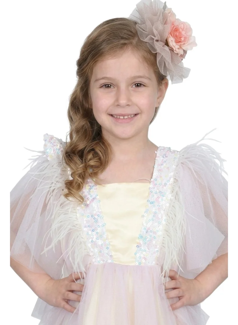 دىدانيالا فستان تول مرصع بالترتر