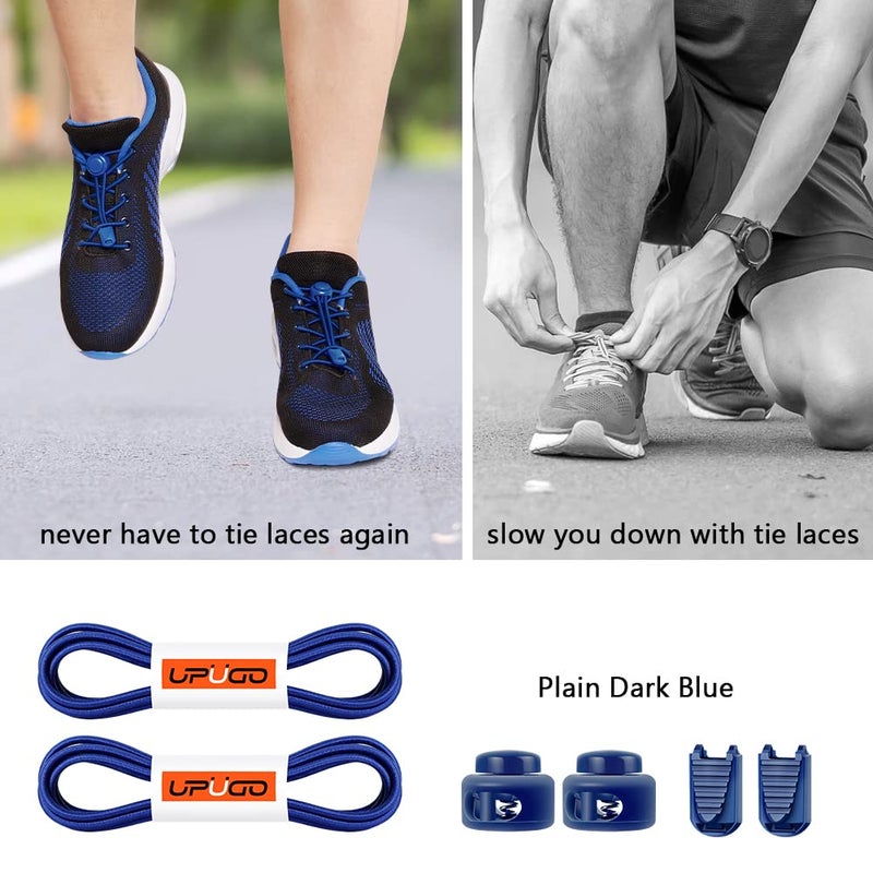 UpUGo Elastic Shoe Laces, No Tie Shoe Laces Tieless for Kids, Adults, Elderly, One Size Fit All - Image 2