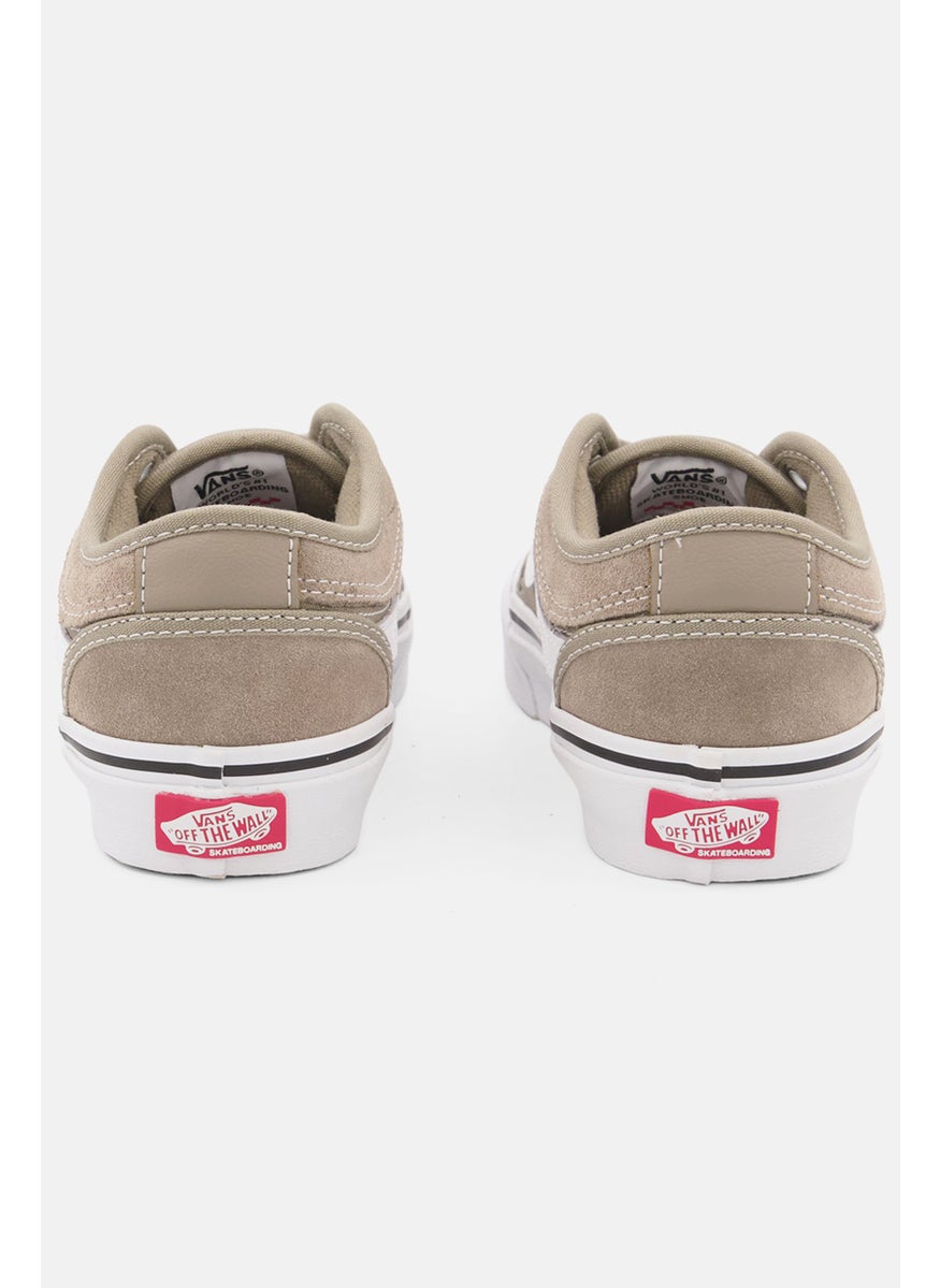 VANS - Women Chukka Low Sidest Lace Up Sports Shoes, Khaki/White - Image 1